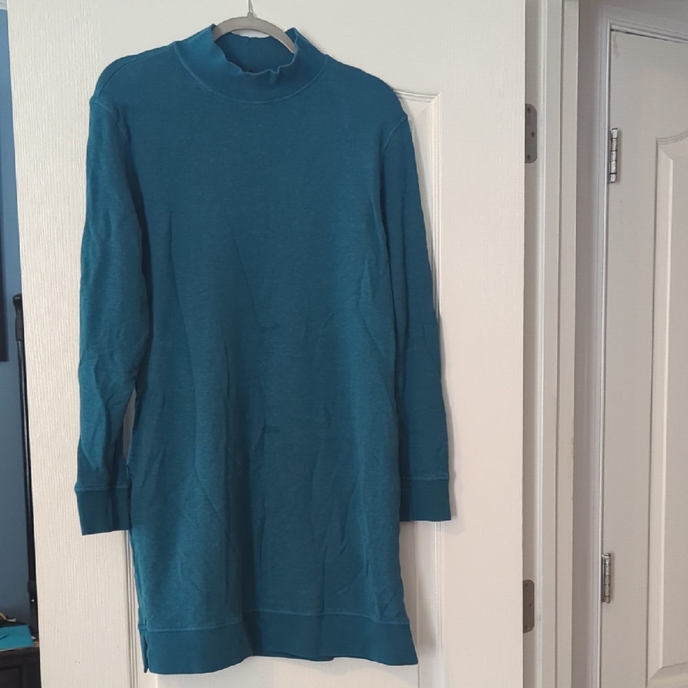 Toad&Co Teal Long Sleeve Dress